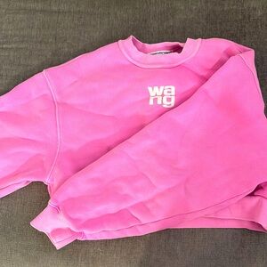 Altered crop Alexander Wang sweat jacket